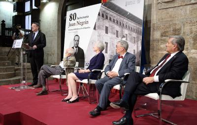 La Generalitat rendeix homenatge a la figura de Juan Negrín i destaca la seua aposta per la democràcia i la convivència