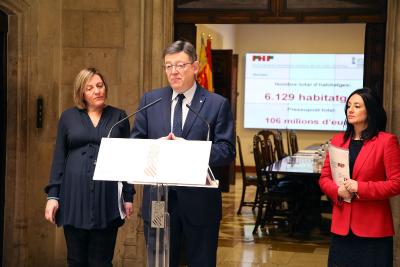 La Generalitat invertirà 106 milions per a rehabilitar i ampliar el parc públic d'habitatge