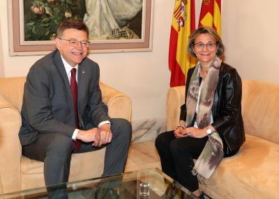 Puig rep en audiència a la nova rectora de la Universitat Jaume I