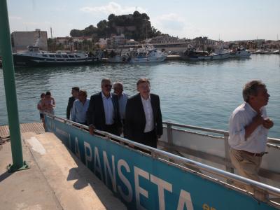 Puig anuncia que la Generalitat impulsará la cogestión en el puerto de Dénia para dar mayor participación a los operadores locales