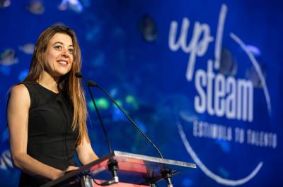Carolina Pascual participa en el lliurament de premis de la primera edició Up! Steam
