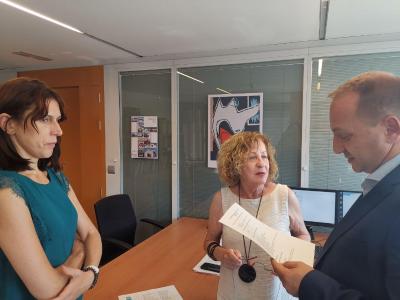 Martínez Dalmau visita el Servicio Territorial de Vivienda y las oficinas de EVha en Alicante