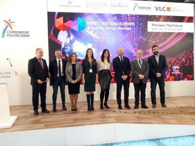 Carolina Pascual destaca que l'esdeveniment de WEBIT VLC 2020 és 'un gran pas cap a l'economia del coneixement i la innovació'