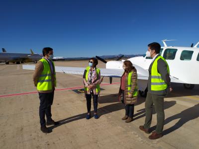 El aeropuerto de Castellón abre vías de colaboración con la asociación empresarial Valencia Premium