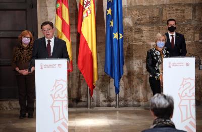 Ximo Puig anuncia la pròrroga del tancament perimetral de la Comunitat Valenciana i el dels municipis d'Elda i Petrer, així com noves mesures de ...
