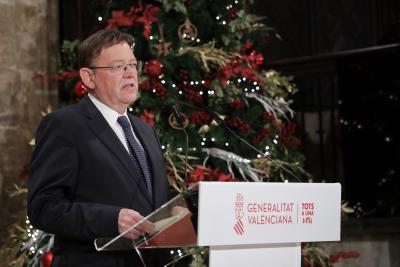 Ximo Puig anuncia noves mesures restrictives per al període nadalenc a fi de protegir la salut de la població 'per prudència, seguretat i ...
