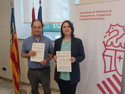 Pérez Garijo i José Ramón Xirivella signen el conveni de col·laboració per al foment i la recuperació del Dret Civil Valencià