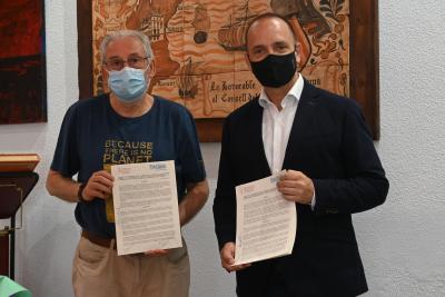 Martínez Dalmau i l'alcalde de Picanya signen un conveni per a cedir el dret de tanteig a l'Ajuntament per a adquirir habitatges