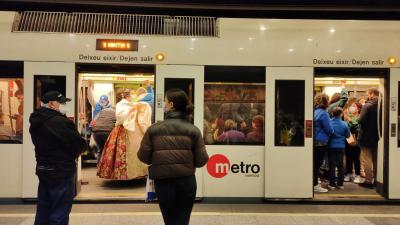 La Generalitat ofereix 7 milions de places en Metrovalencia en els nou dies de serveis especials previstos per a Falles