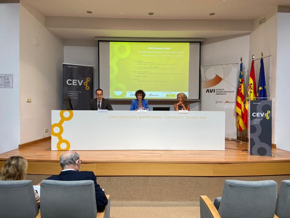 L’AVI i la CEV promouen la col·laboració publicoprivada per a participar en les Missions Ciència i Innovació que impulsa el CDTI