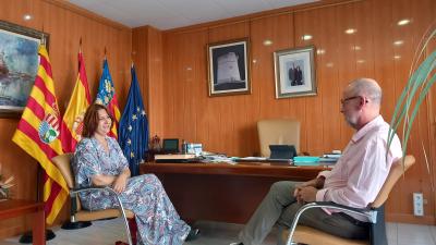 Pérez Garijo es reuneix amb l'alcalde de El Campello per tractar la repatriació de Rafael Altamira