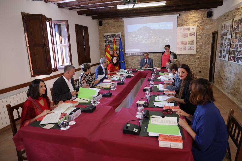 El president de la Generalitat, Ximo Puig, ha presidido el Pleno del Consell en Castell de Cabres
