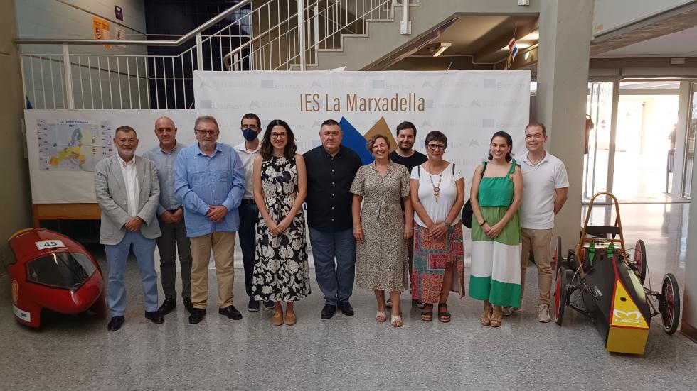 La Generalitat presentará la candidatura del IES La Marxadella para ser centro de excelencia estatal en el área del sector audiovisual
