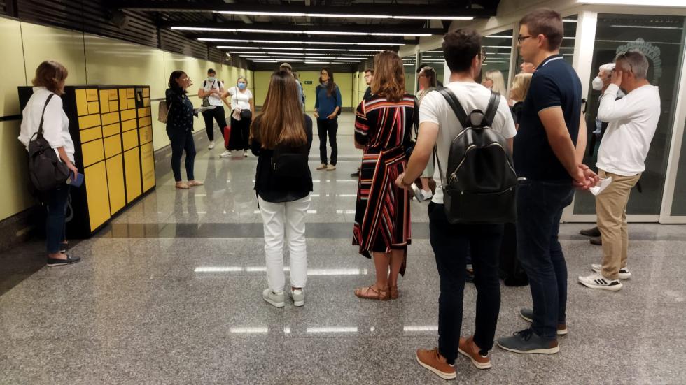 Els integrants del projecte europeu SPROUT sobre noves polítiques de mobilitat es reuneixen a València i visiten la xarxa de metro i tramvia