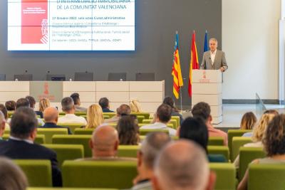 El vicepresident segon i conseller d'Habitatge inaugura la jornada ‘El Registre d'agents d'intermediació immobiliària de la Comunitat Valenciana’