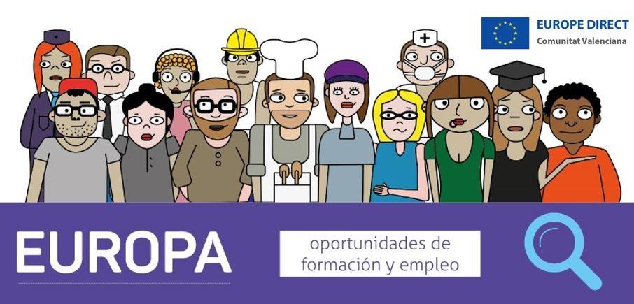 Europe Direct Comunitat Valenciana presenta l’actualització de la guia en línia d'informació laboral i acadèmica ‘Europa: oportunitats de formació i ocupació’