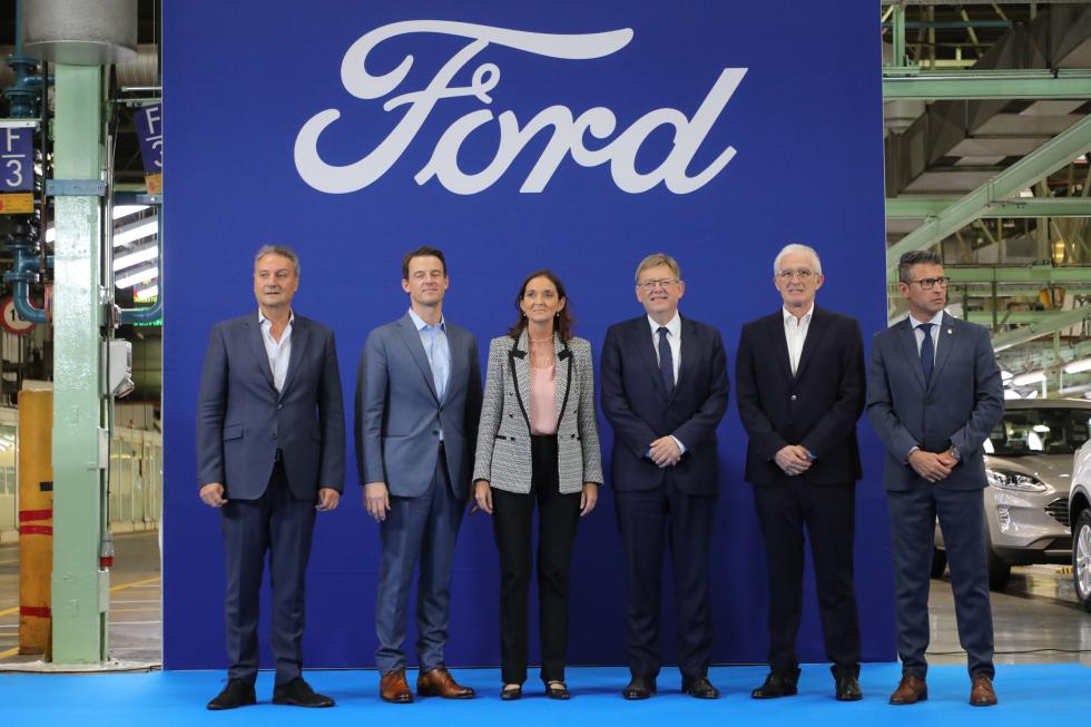 Ximo Puig destaca la unidad de acción entre Consell, Gobierno de España y Ford para consolidar la factoría de Almussafes y garantizar el éxito de ...