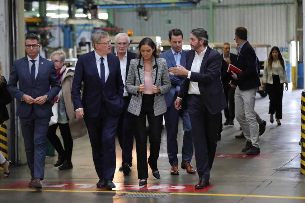 Ximo Puig destaca la unitat d’acció entre Consell, Govern d’Espanya i Ford per a consolidar la factoria d’Almussafes i garantir l’èxit de la ...