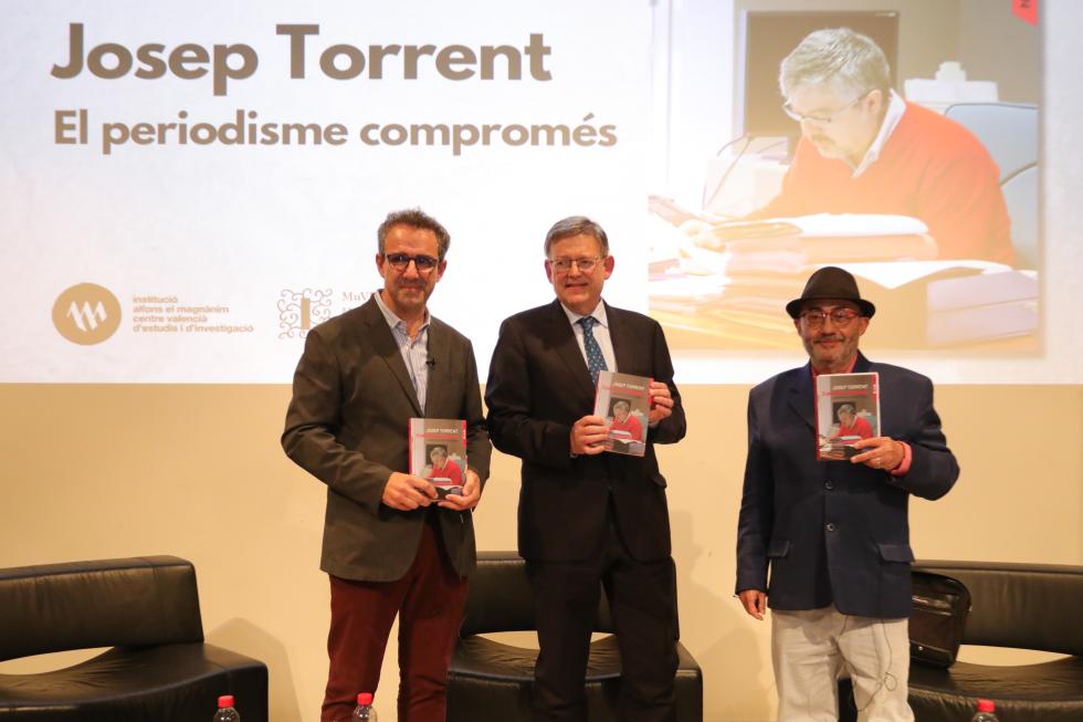 Ximo Puig enalteix 'la valentia, independència i voluntat per transformar la societat' del treball periodístic de Josep Torrent 