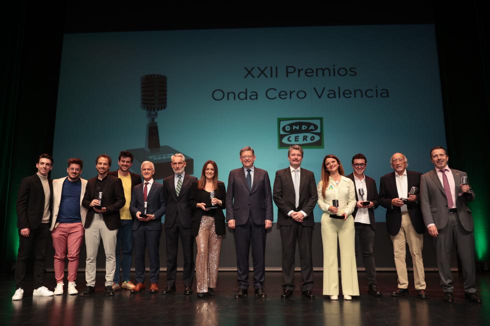 Ximo Puig ha asistido a la entrega de los XXII Premios Onda Cero Valencia