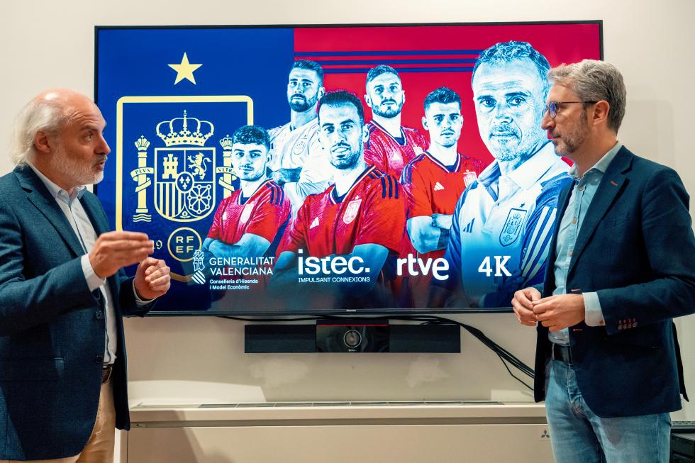 La Generalitat impulsa l'emissió en qualitat 4K del senyal d'RTVE del Mundial de Futbol a la Comunitat Valenciana