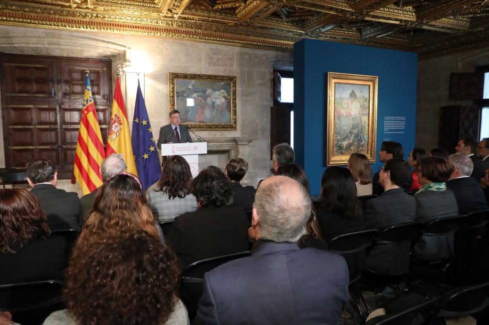Ximo Puig califica de “hito cultural histórico” el acuerdo de adquisición de la colección de obras de arte de la familia Lladró