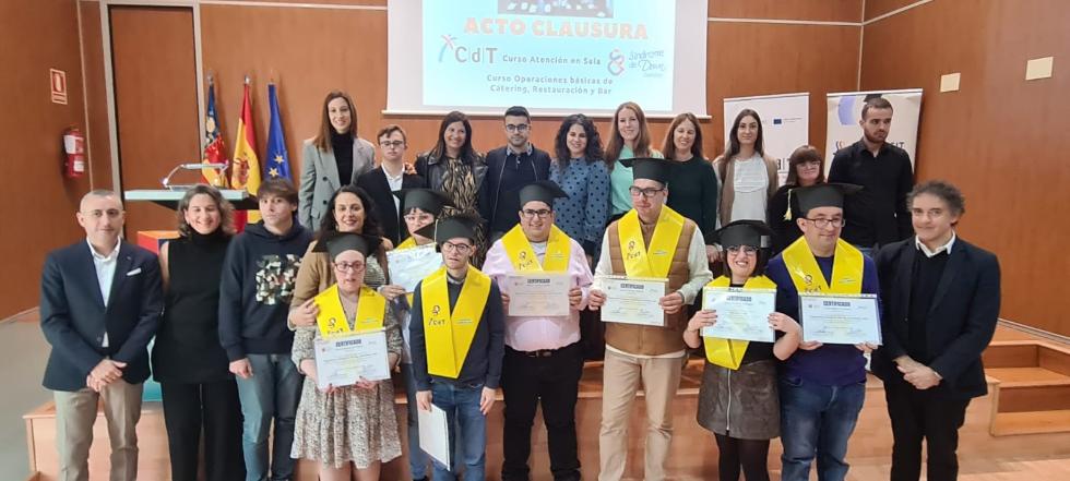 Lliurament de diplomes a persones amb discapacitat intel·lectual al CdT de Castelló