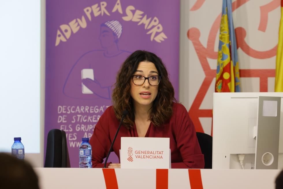 Aitana Mas: “Des del Consell invitem a tota la societat valenciana a alçar la veu contra la violència masclista i a favor de la protecció de les ...