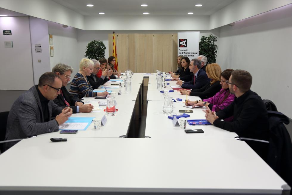 El Consell de l’Audiovisual de la Comunitat Valenciana i el Consell de l’Audiovisual de Catalunya es reuneixen per a intercanviar experiències i ...