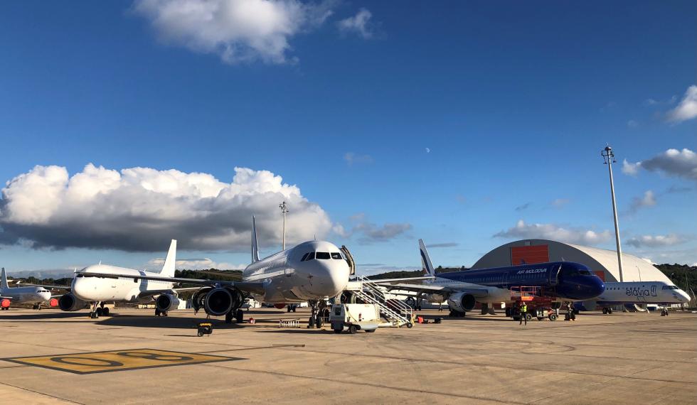 L’aeroport de Castelló alberga 40 aeronaus en intensificar-se l’activitat de manteniment en temporada hivernal