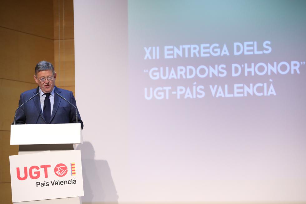 Ximo Puig urge a mantener el diálogo para alcanzar un pacto de rentas que ofrezca “seguridad a familias y empresas”