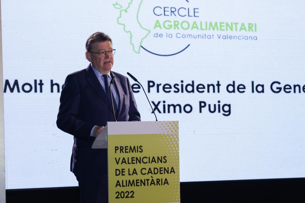 Ximo Puig insta al sector agroalimentario a apostar por la innovación para mejorar su productividad y valora su unidad de acción a través del ...