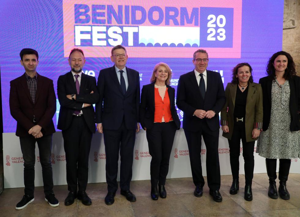 Ximo Puig subratlla el potencial del Benidorm Fest per a generar retorn econòmic i projectar la Comunitat Valenciana com a “terra oberta i dinàmica”