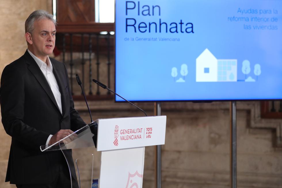 La Generalitat incrementa en un 50 % las ayudas del Plan Renhata para la reforma interior de las viviendas hasta los 6 millones de euros