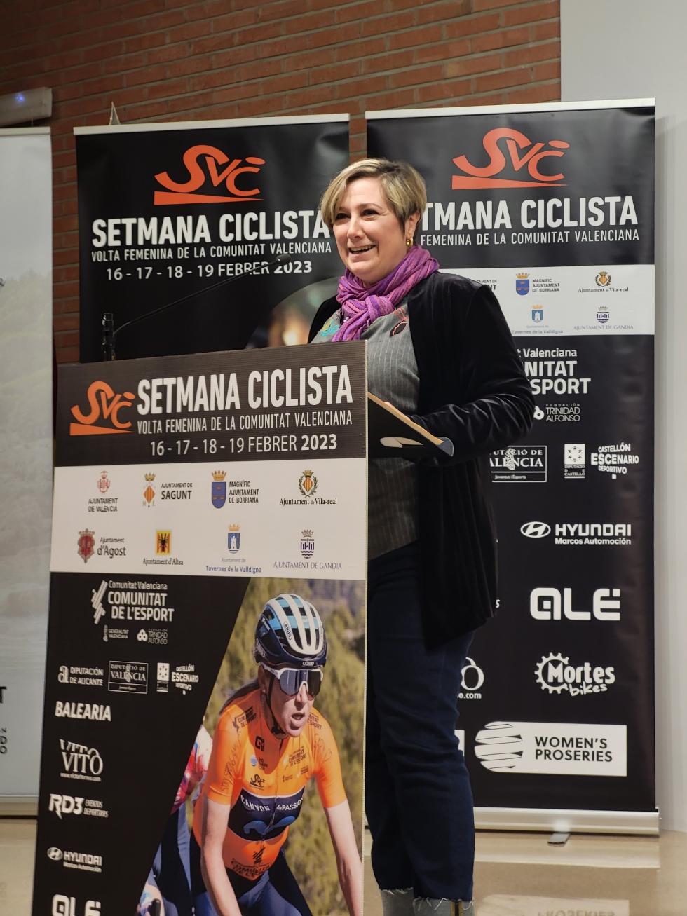 Tamarit: “La Setmana Ciclista valenciana ya es todo un referente internacional del ciclismo femenino”