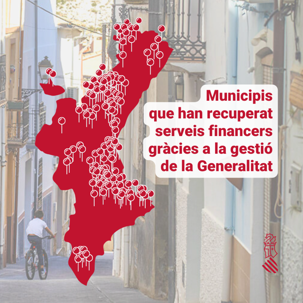 La Generalitat instal·la 141 caixers en poblacions que no tenien servei bancari i trau de l'exclusió financera 73.000 persones