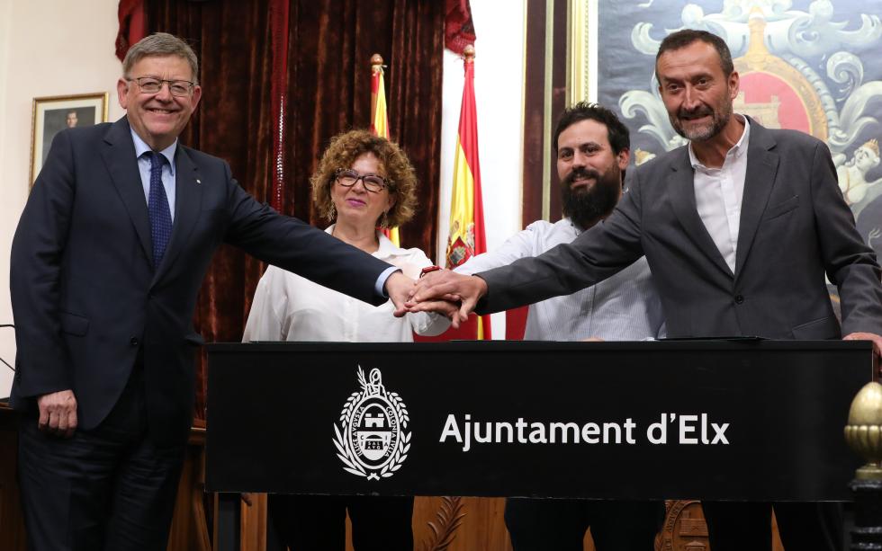 Ximo Puig subratlla l’“esperança de futur” que representa l’aposta de PLD per Elx per a construir una nova planta de fabricació de vehicles ...