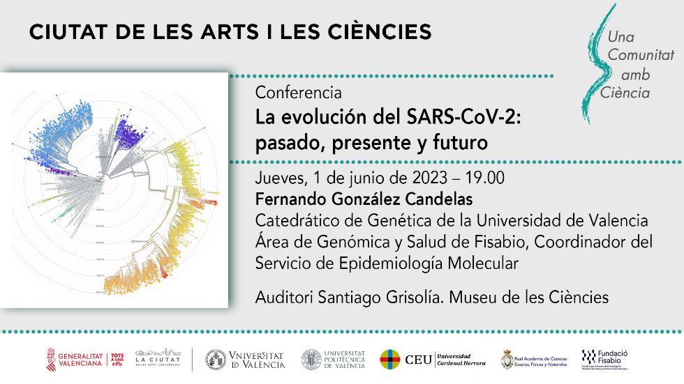 El Museu de les Ciències ofereix la conferència ‘L’evolució del SARS-CoV-2: passat, present i futur’