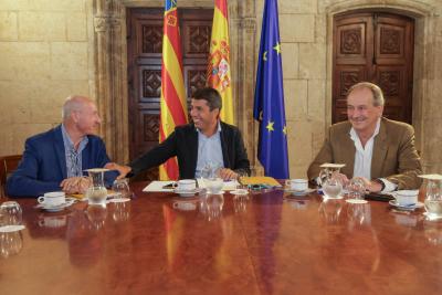 Carlos Mazón se reúne con AVA-ASAJA para abordar los retos e inquietudes del sector agrícola de la Comunitat Valenciana