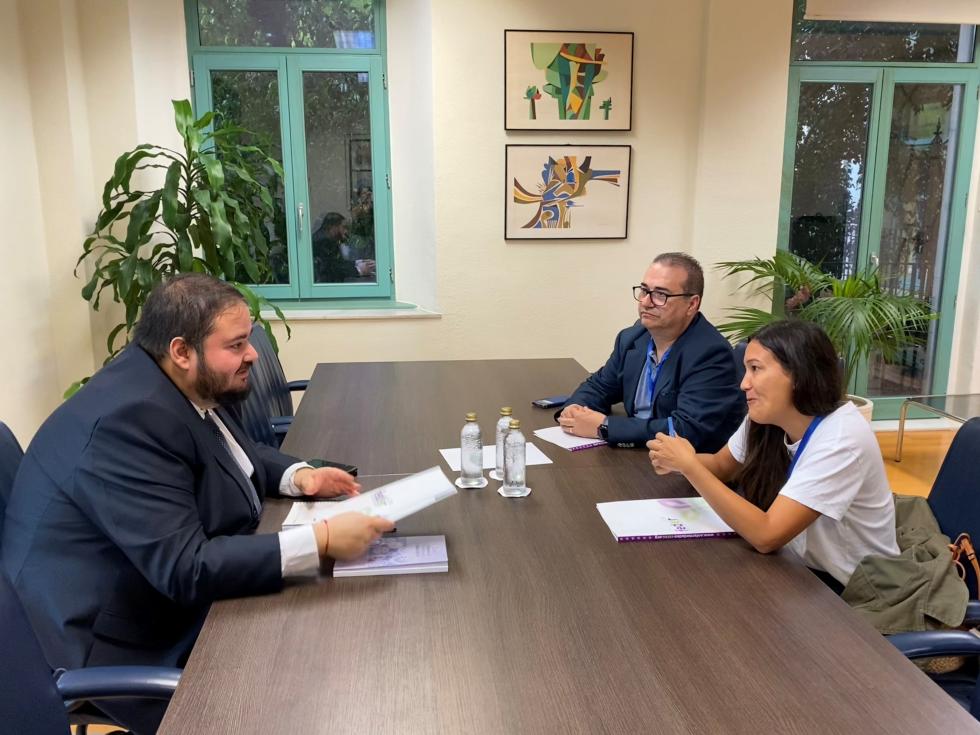 José Tárrega es reunix amb el president de la Federació Espanyola de Malalties Rares per a estudiar les línies de treball en comú
