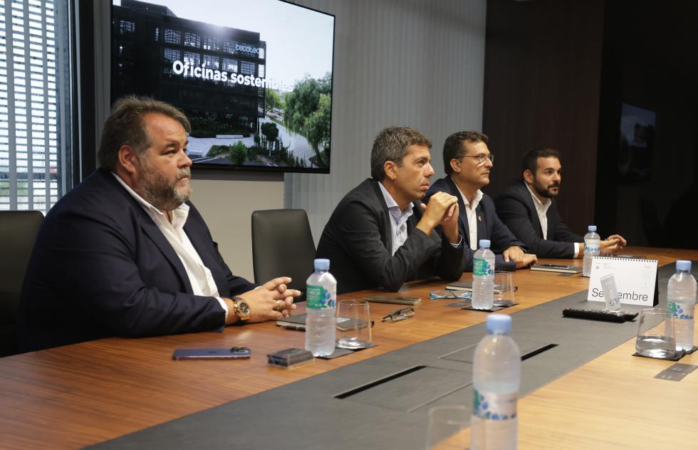 Carlos Mazón reafirma el compromís que té de reforçar la inversió en la Comunitat Valenciana