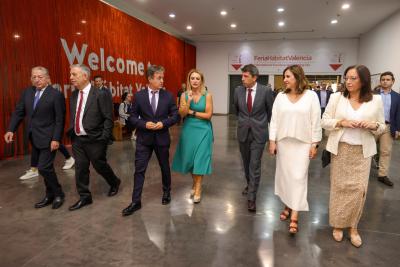 Carlos Mazón destaca la “gran apuesta” de la Generalitat por “impulsar y revitalizar” Feria Valencia junto al Ayuntamiento