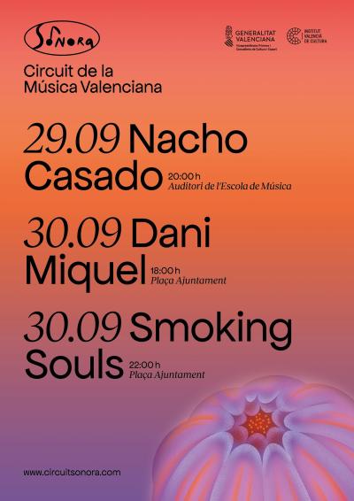 Cultura presenta tres concerts a Guardamar del Segura dins del circuit Sonora de música valenciana