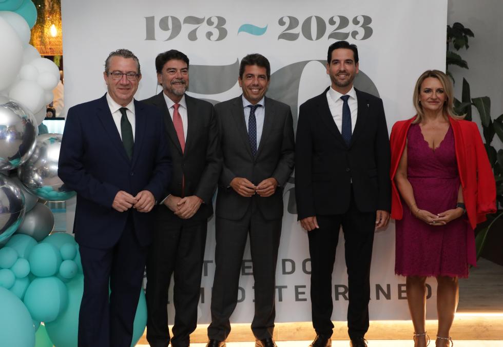 Carlos Mazón assistix al 50 aniversari de l'Hotel Meliá Alicante