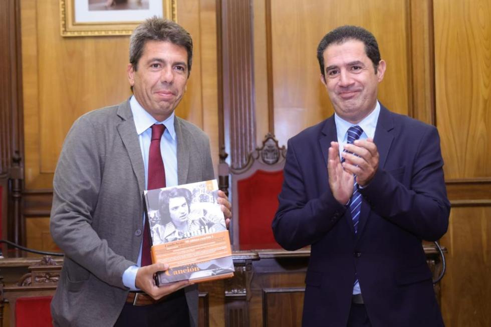 Carlos Mazón ha mantingut una reunió amb l’alcalde d’Alcoi