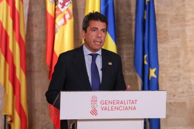 Carlos Mazón: “No vamos a consentir que Pedro Sánchez y el separatismo catalán pisoteen nuestra tierra”