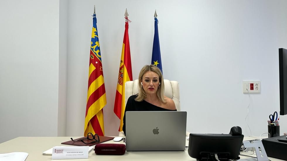 Nuria Montes exposa al Parlament Basc els avantatges de la derogació de la taxa turística a la Comunitat Valenciana