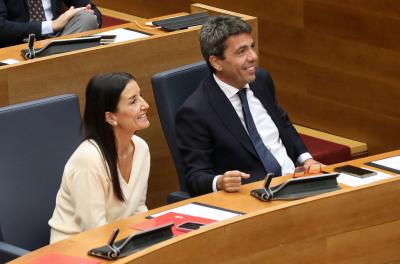 Carlos Mazón ha assistit al ple de les Corts que dona llum verda a la tramitació dels Pressupostos de la Generalitat per a 2024