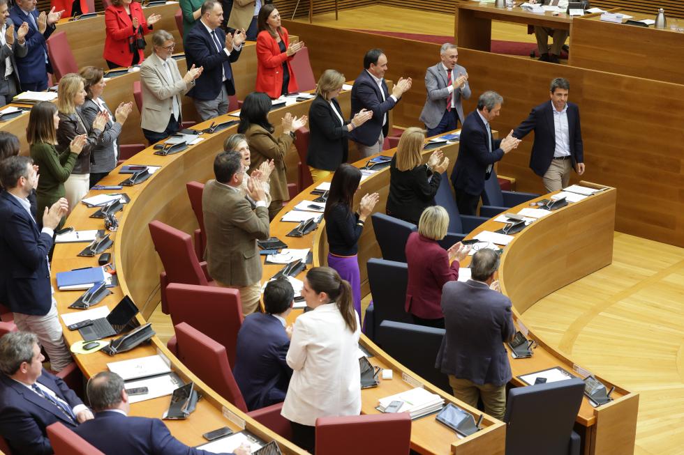 Carlos Mazón anuncia una 'ronda de diálogo' con todos los grupos parlamentarios para aunar esfuerzos en los asuntos clave para la Comunitat Valenciana