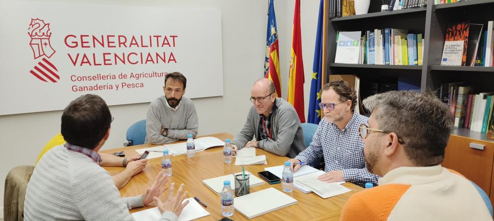 Las Consellerias de Agricultura y Medio Ambiente promueven el trabajo conjunto con la Diputación de Valencia para la mejora de los caminos rurales